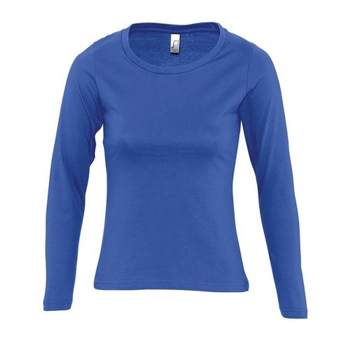 CAMISETA MUJER MANGA LARGA CON CUELLO REDONDO SOL'S MAJESTIC REF S11425