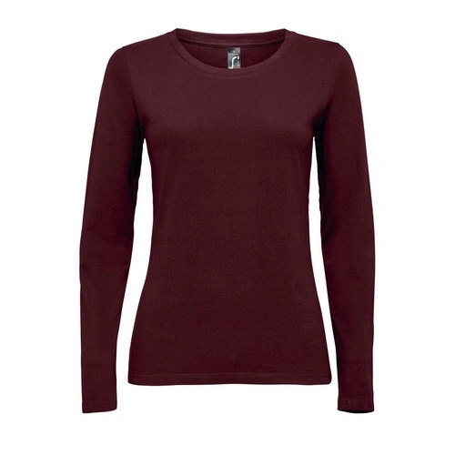 CAMISETA MUJER MANGA LARGA CON CUELLO REDONDO SOL'S MAJESTIC REF S11425