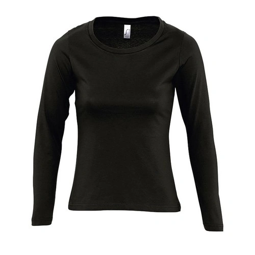 CAMISETA MUJER MANGA LARGA CON CUELLO REDONDO SOL'S MAJESTIC REF S11425