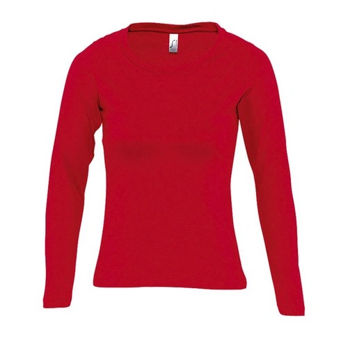 CAMISETA MUJER MANGA LARGA CON CUELLO REDONDO SOL'S MAJESTIC REF S11425