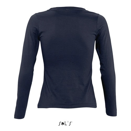 CAMISETA MUJER MANGA LARGA CON CUELLO REDONDO SOL'S MAJESTIC REF S11425