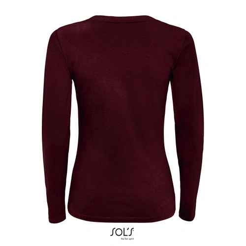 CAMISETA MUJER MANGA LARGA CON CUELLO REDONDO SOL'S MAJESTIC REF S11425