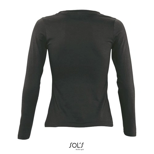 CAMISETA MUJER MANGA LARGA CON CUELLO REDONDO SOL'S MAJESTIC REF S11425