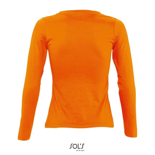 CAMISETA MUJER MANGA LARGA CON CUELLO REDONDO SOL'S MAJESTIC REF S11425