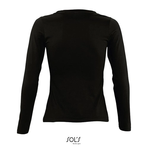 CAMISETA MUJER MANGA LARGA CON CUELLO REDONDO SOL'S MAJESTIC REF S11425