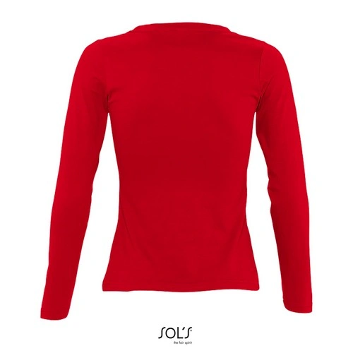 CAMISETA MUJER MANGA LARGA CON CUELLO REDONDO SOL'S MAJESTIC REF S11425