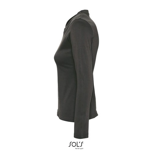 CAMISETA MUJER MANGA LARGA CON CUELLO REDONDO SOL'S MAJESTIC REF S11425