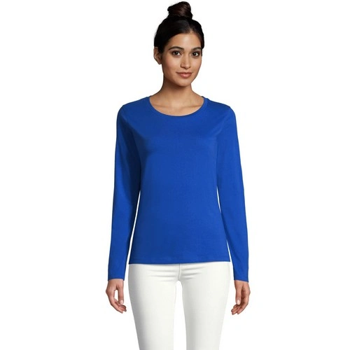 CAMISETA MUJER MANGA LARGA CON CUELLO REDONDO SOL'S MAJESTIC REF S11425