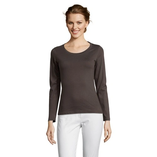 CAMISETA MUJER MANGA LARGA CON CUELLO REDONDO SOL'S MAJESTIC REF S11425