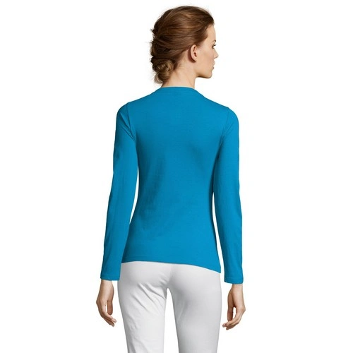 CAMISETA MUJER MANGA LARGA CON CUELLO REDONDO SOL'S MAJESTIC REF S11425