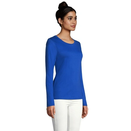 CAMISETA MUJER MANGA LARGA CON CUELLO REDONDO SOL'S MAJESTIC REF S11425