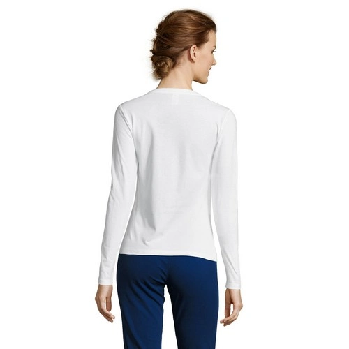 CAMISETA MUJER MANGA LARGA CON CUELLO REDONDO SOL'S MAJESTIC REF S11425