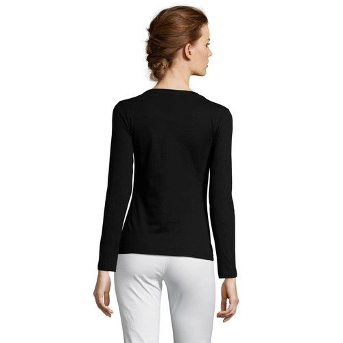 CAMISETA MUJER MANGA LARGA CON CUELLO REDONDO SOL'S MAJESTIC REF S11425