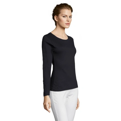 CAMISETA MUJER MANGA LARGA CON CUELLO REDONDO SOL'S MAJESTIC REF S11425