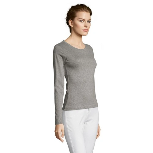 CAMISETA MUJER MANGA LARGA CON CUELLO REDONDO SOL'S MAJESTIC REF S11425
