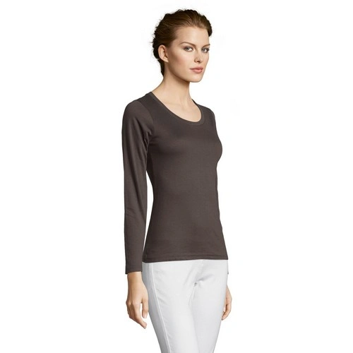 CAMISETA MUJER MANGA LARGA CON CUELLO REDONDO SOL'S MAJESTIC REF S11425