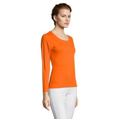 CAMISETA MUJER MANGA LARGA CON CUELLO REDONDO SOL'S MAJESTIC REF S11425