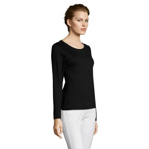 CAMISETA MUJER MANGA LARGA CON CUELLO REDONDO SOL'S MAJESTIC REF S11425