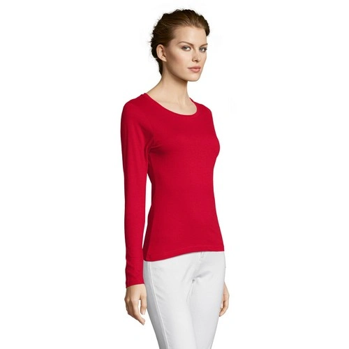CAMISETA MUJER MANGA LARGA CON CUELLO REDONDO SOL'S MAJESTIC REF S11425