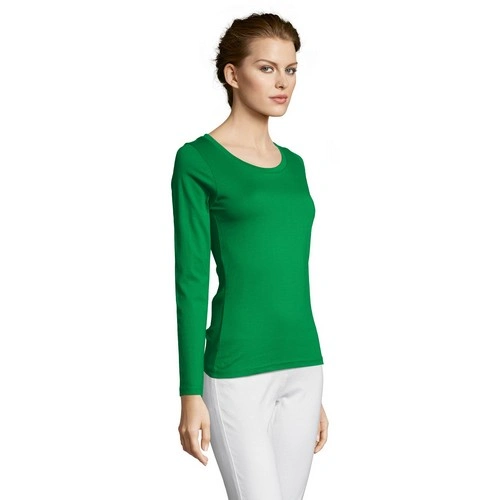 CAMISETA MUJER MANGA LARGA CON CUELLO REDONDO SOL'S MAJESTIC REF S11425