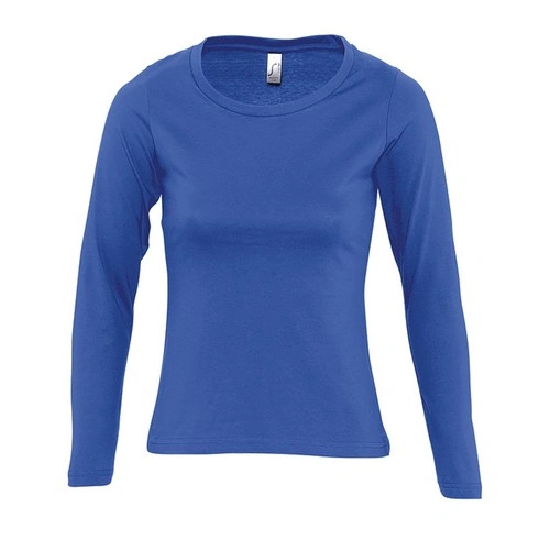 CAMISETA MUJER MANGA LARGA CON CUELLO REDONDO SOL'S MAJESTIC REF S11425