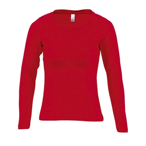 CAMISETA MUJER MANGA LARGA CON CUELLO REDONDO SOL'S MAJESTIC REF S11425