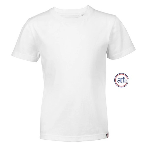 CAMISETA MANGA CORTA NIÑO CUELLO REDONDO MADE IN FRANCE ATF LOU REF S03274
