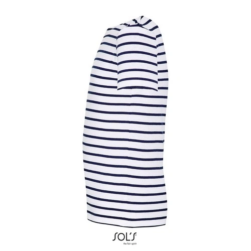CAMISETA MANGA CORTA NIÑOS CUELLO REDONDO A RAYAS SOL'S MILES KIDS REF S01400