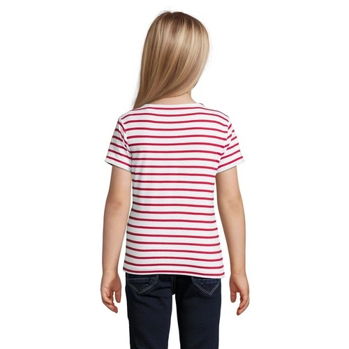CAMISETA MANGA CORTA NIÑOS CUELLO REDONDO A RAYAS SOL'S MILES KIDS REF S01400