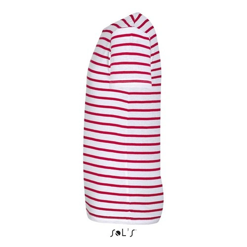 CAMISETA MANGA CORTA NIÑOS CUELLO REDONDO A RAYAS SOL'S MILES KIDS REF S01400