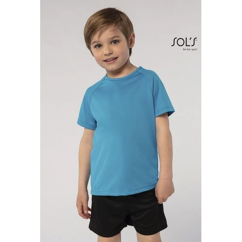 CAMISETA NIÑOS MANGAS RAGLÁN SOL'S SPORTY KIDS REF S01166