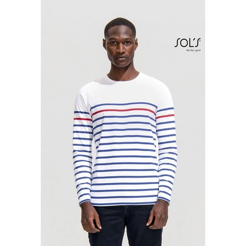 CAMISETA RAYADA DE MANGA LARGA DE HOMBRE SOL'S MATELOT LSL MEN REF S03099