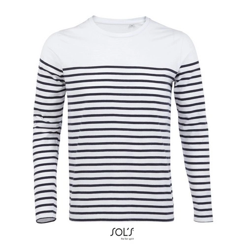 CAMISETA RAYADA DE MANGA LARGA DE HOMBRE SOL'S MATELOT LSL MEN REF S03099