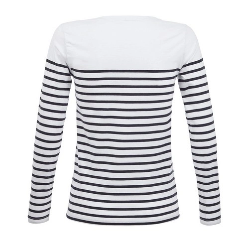 CAMISETA RAYADA DE MANGA LARGA DE MUJER SOL'S MATELOT LSL WOMEN REF S03100