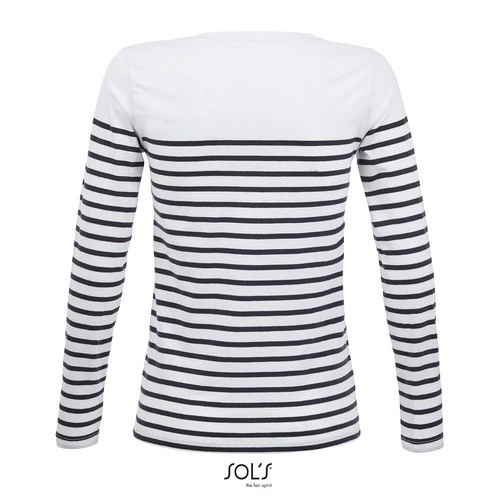 CAMISETA RAYADA DE MANGA LARGA DE MUJER SOL'S MATELOT LSL WOMEN REF S03100