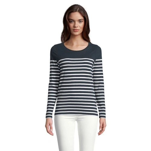 CAMISETA RAYADA DE MANGA LARGA DE MUJER SOL'S MATELOT LSL WOMEN REF S03100