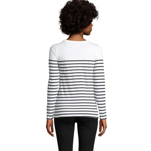 CAMISETA RAYADA DE MANGA LARGA DE MUJER SOL'S MATELOT LSL WOMEN REF S03100