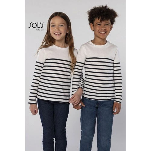CAMISETA RAYADA DE MANGA LARGA DE NIÑO SOL'S MATELOT LSL KIDS REF S03101