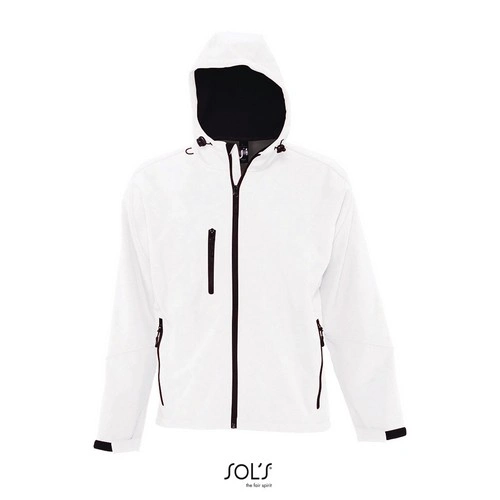 CHAQUETA DE HOMBRE SOFTSHELL CON CAPUCHA SOL'S REPLAY MEN REF S46602