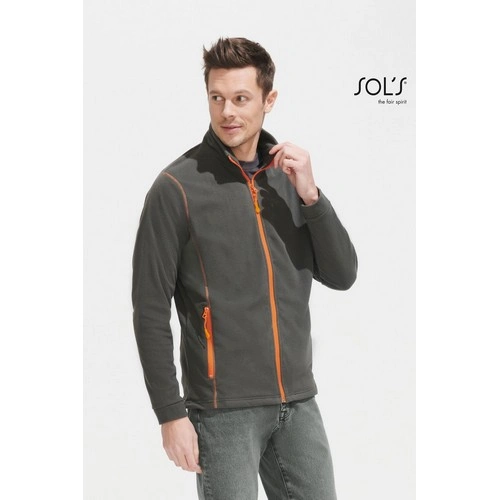 CHAQUETA MICRO POLAR HOMBRE CON CREMALLERA SOL'S NOVA MEN REF S00586