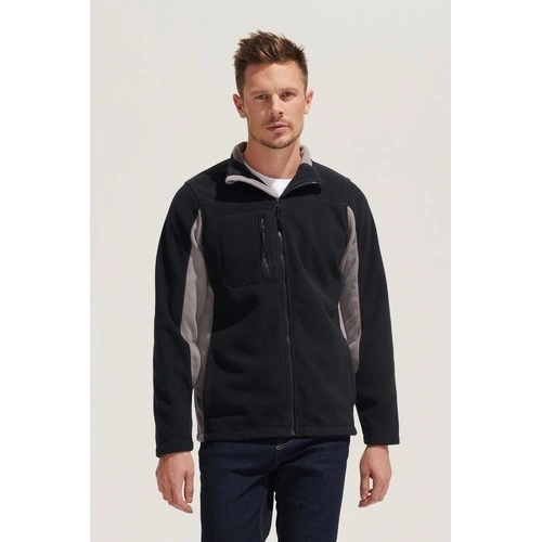 CHAQUETA POLAR HOMBRE BICOLOR CON CREMALLERA SOL'S NORDIC REF S55500