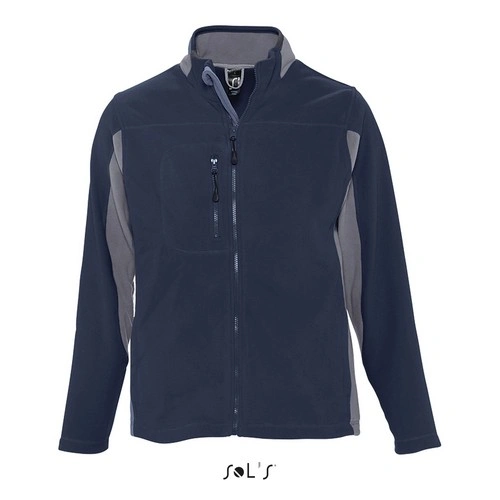 CHAQUETA POLAR HOMBRE BICOLOR CON CREMALLERA SOL'S NORDIC REF S55500