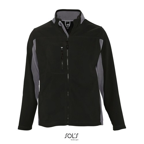 CHAQUETA POLAR HOMBRE BICOLOR CON CREMALLERA SOL'S NORDIC REF S55500