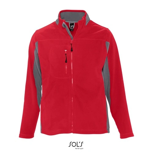 CHAQUETA POLAR HOMBRE BICOLOR CON CREMALLERA SOL'S NORDIC REF S55500