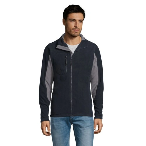 CHAQUETA POLAR HOMBRE BICOLOR CON CREMALLERA SOL'S NORDIC REF S55500