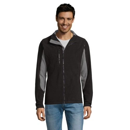 CHAQUETA POLAR HOMBRE BICOLOR CON CREMALLERA SOL'S NORDIC REF S55500