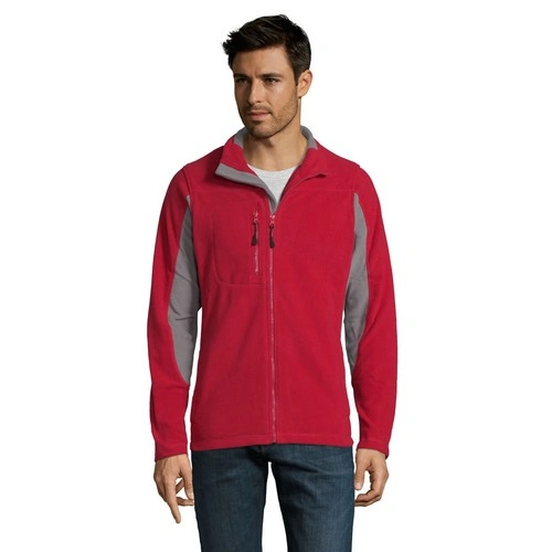 CHAQUETA POLAR HOMBRE BICOLOR CON CREMALLERA SOL'S NORDIC REF S55500