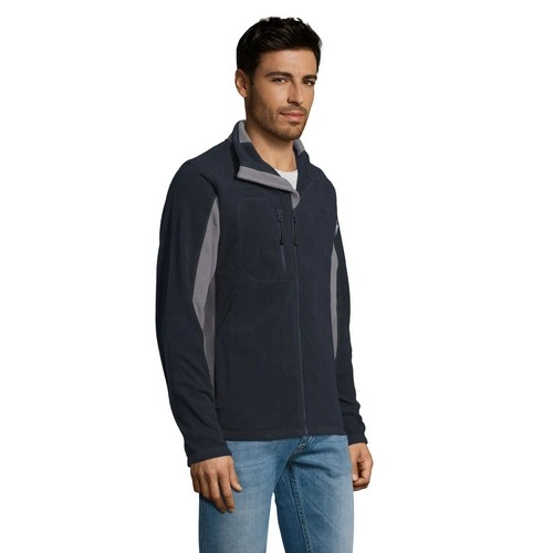 CHAQUETA POLAR HOMBRE BICOLOR CON CREMALLERA SOL'S NORDIC REF S55500