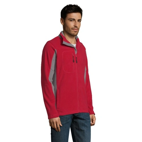 CHAQUETA POLAR HOMBRE BICOLOR CON CREMALLERA SOL'S NORDIC REF S55500