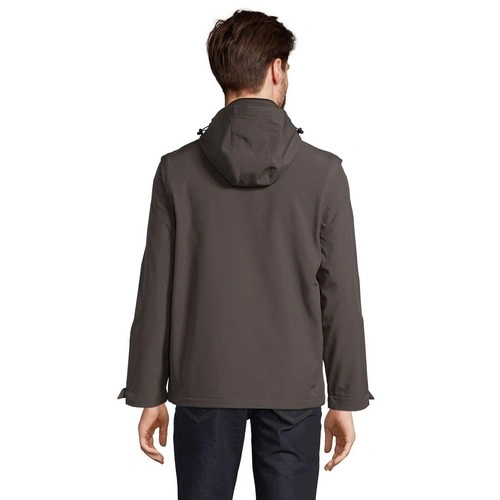 CHAQUETA SOFTSHELL CON CAPUCHA Y MANGAS DESMONTABLES SOL'S FALCON 3IN1 REF S03995